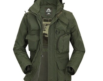 cargo jacket with hood