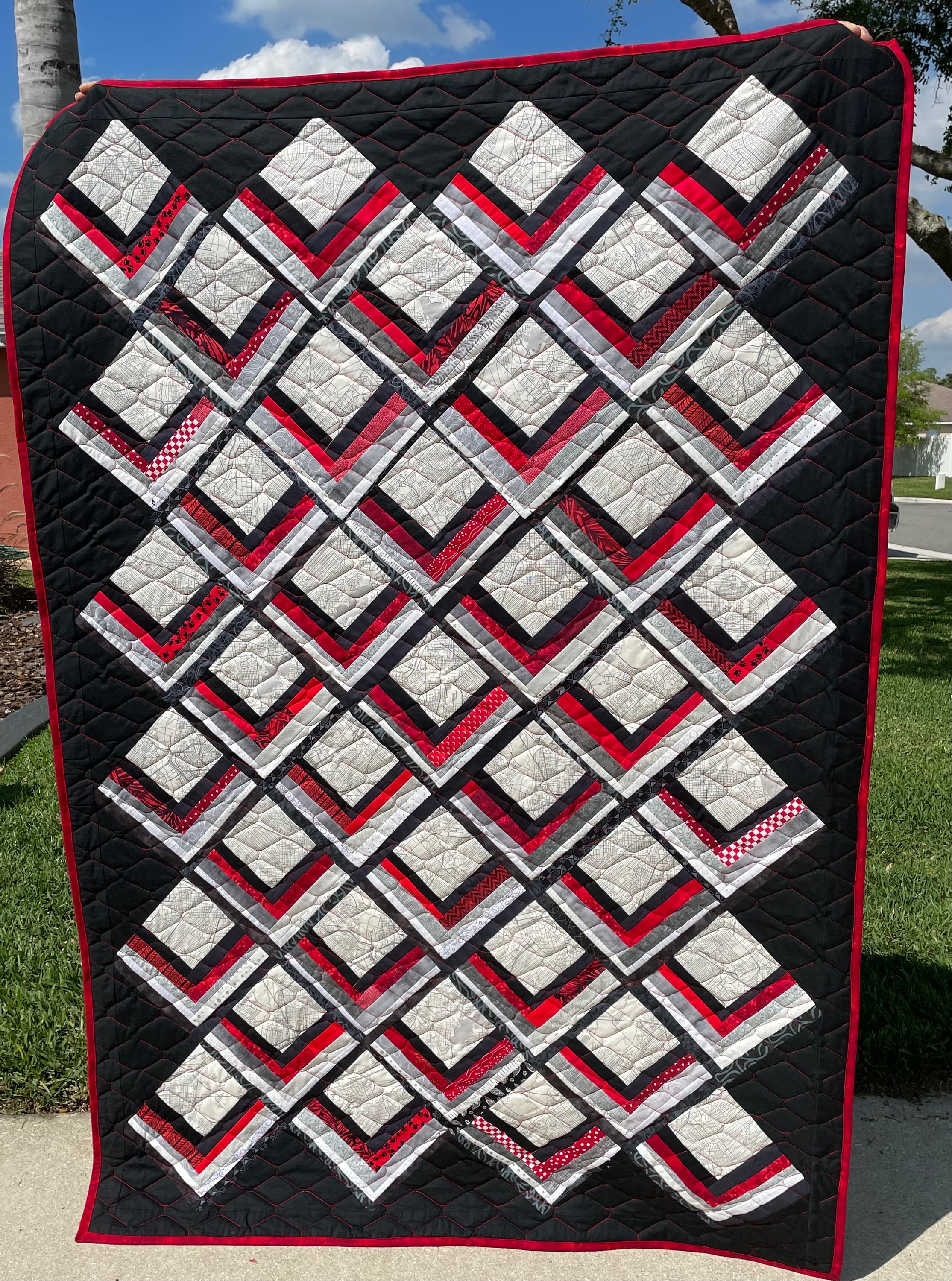 Quilted Lawson Longall Richmond Red main image 0