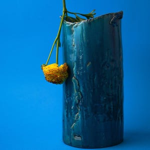 Ceramic Vase for Modern Home Decor, Handmade Pottery Flower Vase Contemporary Design, Unique Ceramic Flower Vase Modern Art, Pottery Decor