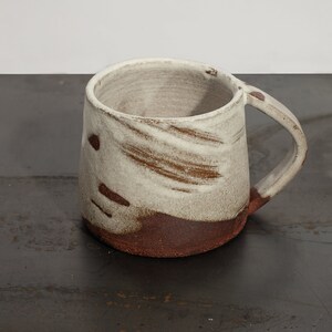 Handmade Pottery Mugs Set, Pottery Mug with Saucer, Large Ceramic Tea Mugs, Scandinavian Mugs, Rustic Cups, Farmhouse Kitchen Decor Gift Only Cup