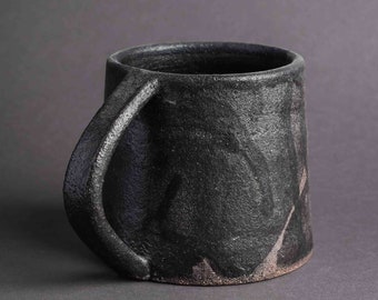 Handmade Ceramic Mug for Dad, Pottery Mug, Black Ceramics, Stoneware Coffee Mug, Best Dad Coffee Mug, Ceramic Cup, New Dad Gift