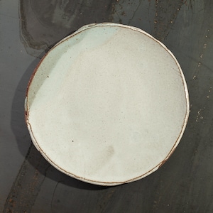 Platos de barro, platos de cerámica hechos a mano, platos de gres, vajilla de cerámica, platos rústicos, vajilla de restaurante, regalo de Navidad imagen 1