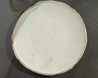 Clay Dinner Plates, Handmade Ceramic Plate, Stoneware Plate, Pottery Dinnerware, Rustic Plates, Restaurant Dinnerware, Christmas Gift