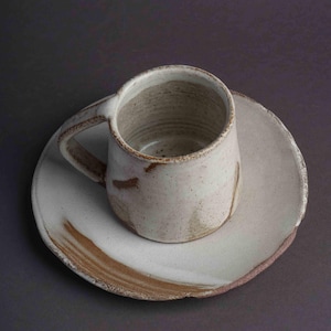 Ceramic Espresso Cup, Rustic Coffee Mugs, Stoneware Cup, Coffee Lovers Gift, Vintage Style Ceramic Mug, Wholesale Tea Mugs, Gift Best Mug