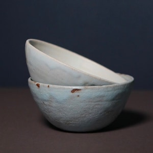 Handmade Ceramic Bowls Set, Craft Serving Bowls Set, Rustic Pottery Dish, Glazed Pottery Bowls, Modern Kitchen Decor, Unique Tableware Gift
