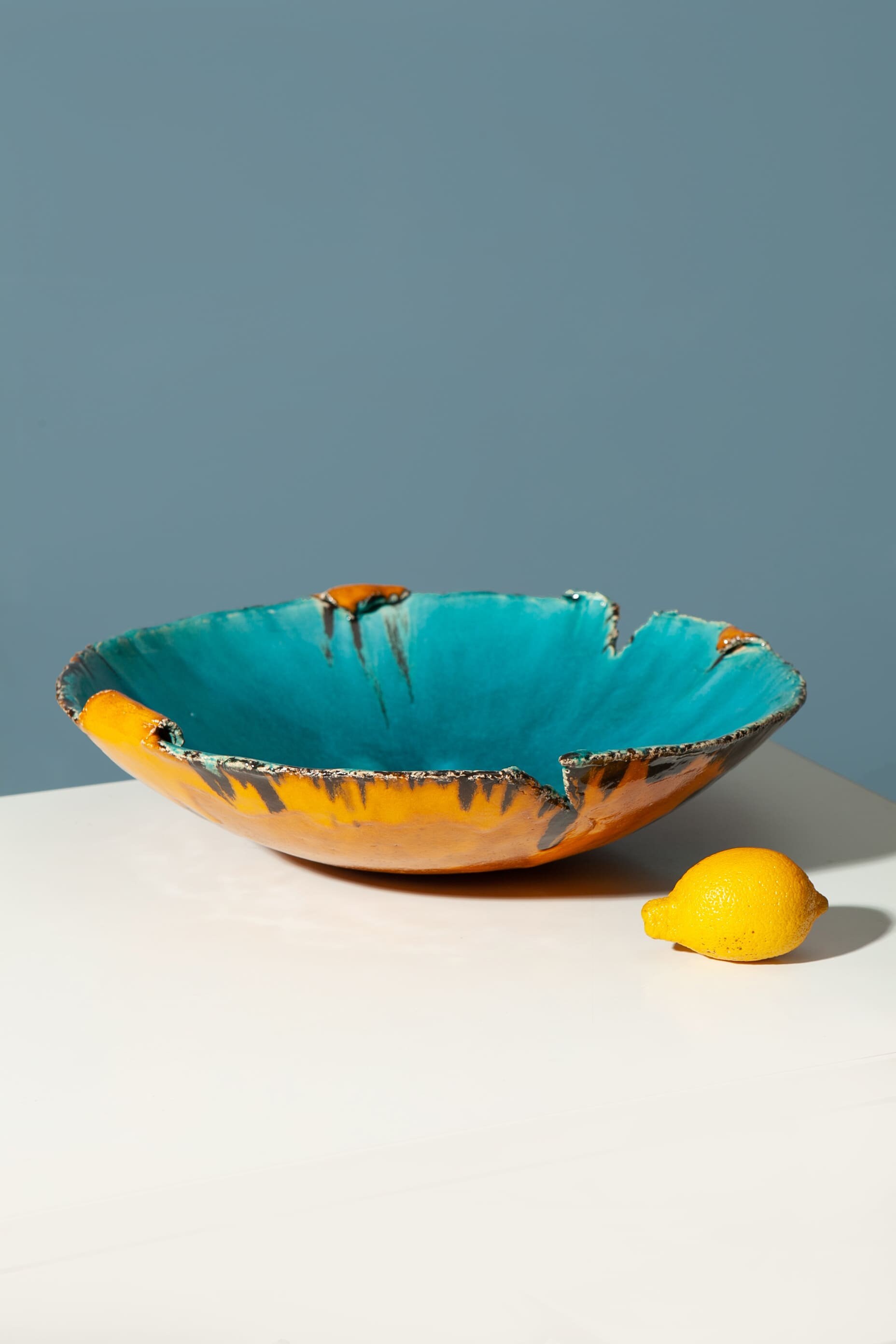 Large fruit bowl 15 Red Serving Platter Serving Dish Etsy