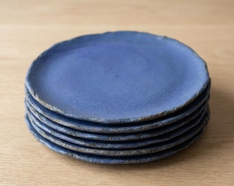 8 assiettes Geneviève Lethu Mado 1996 - Ressourcerie Histoires Sans Fin