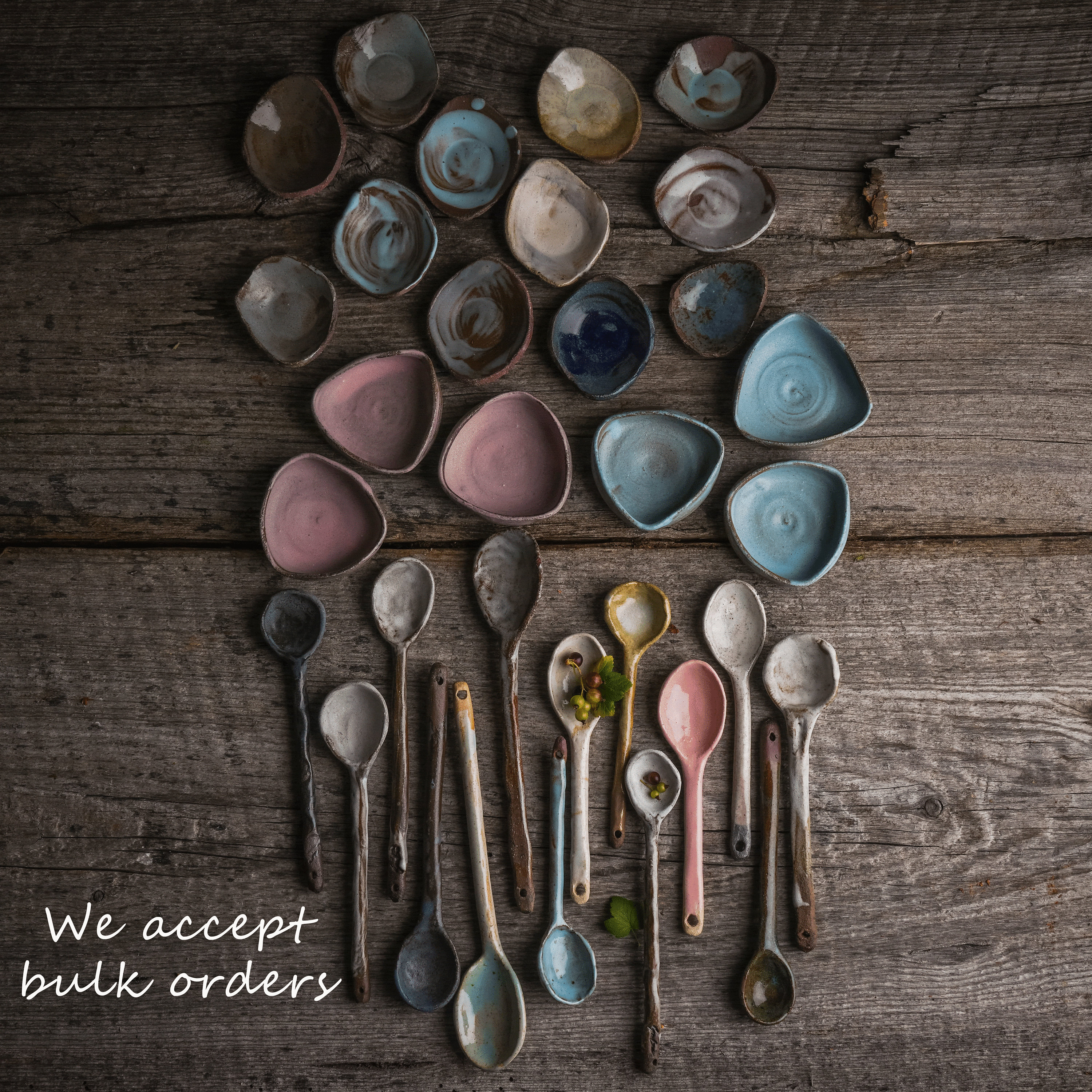 Rustic Plastic Spoon Handmade Ceramic Spoons, Rustic Pottery Spoons, Small Spoons, Cofee ...