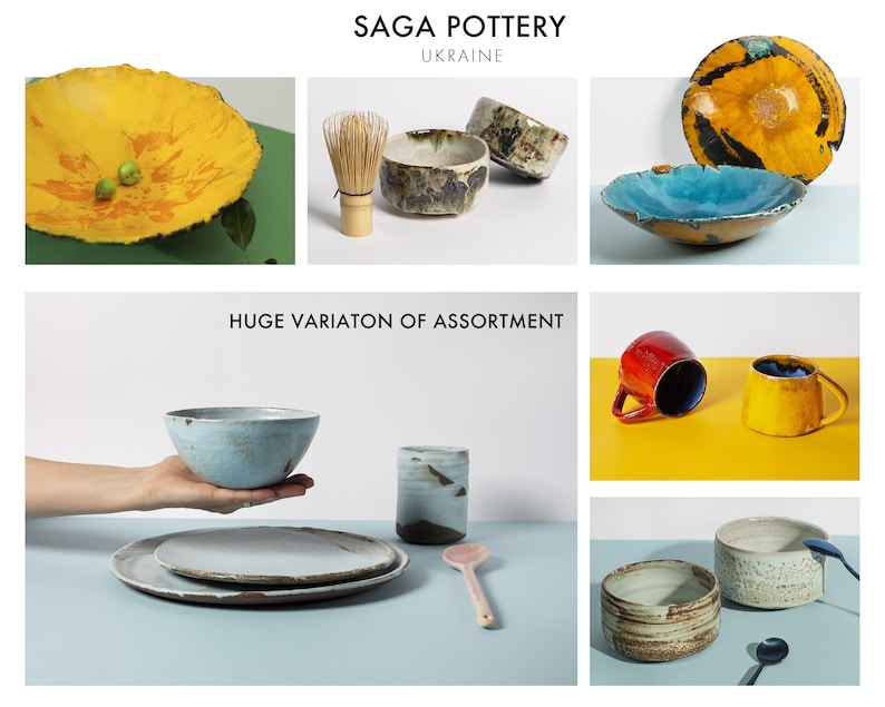 Home Decor Ceramic Spoons Tea Spoon Serving Spoon Ceramic Etsy