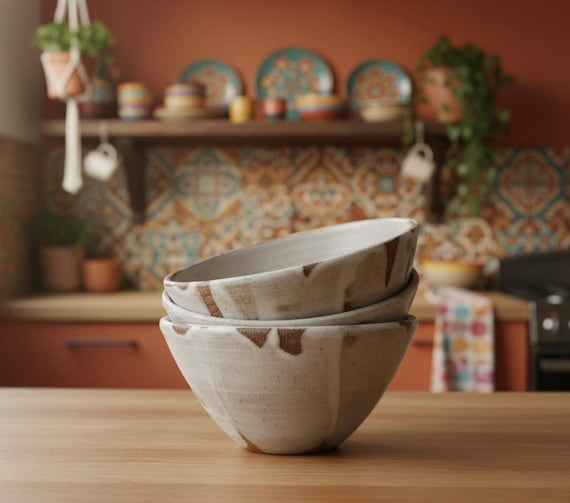 Handgefertigte Keramik Teller, Keramik Frühstücksschalen, Gastgeschenk, Asiatische Dip Schalen