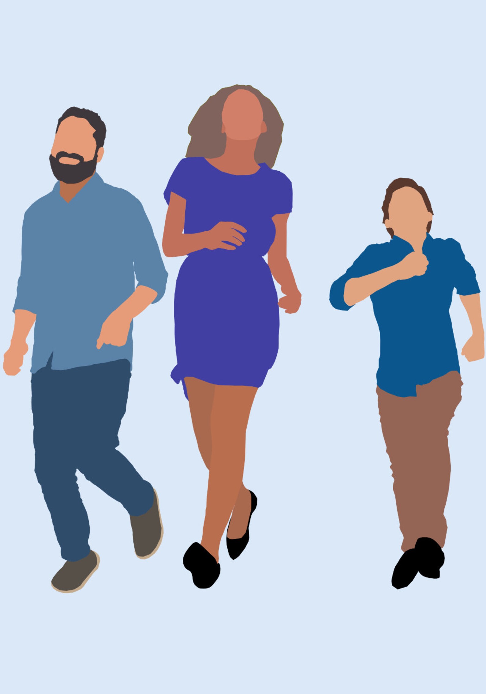 digital faceless portrait app