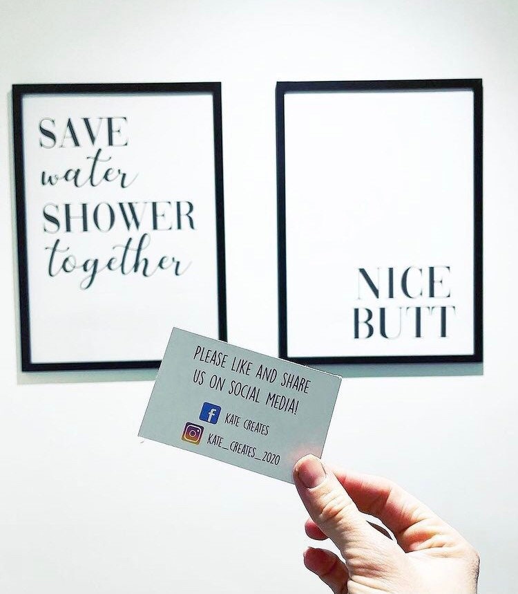 Bathroom prints quirky prints in the home wall art | Etsy