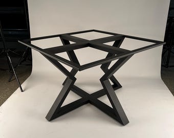 Gambe da tavolo in acciaio "Star", base da tavolo di alta qualità, base da tavolo da pranzo, gambe da tavolo moderne in acciaio