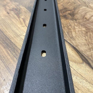 Canaux en C en acier solide pour renforcer les plateaux de table en bois, supports de comptoir durables, profilé en C pour maintenir le plateau de table en bois