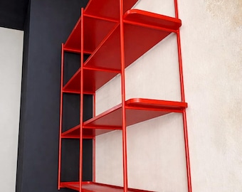 Custom Modular Steel Shelving Rack – Industrial Powder Coated Frame