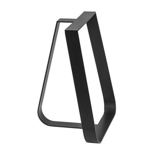 Steel Table Leg &quot;Wave Line&quot; – Modern Industrial Metal Base for Dining Tables, Kitchen Islands, Desks – Custom Sizes Available