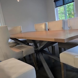 Steel Furniture Legs, X Table Base, Metal Bench Leg, Dining Desk Base, Additional Connecting Bars, Furniture, Modern Table Legs