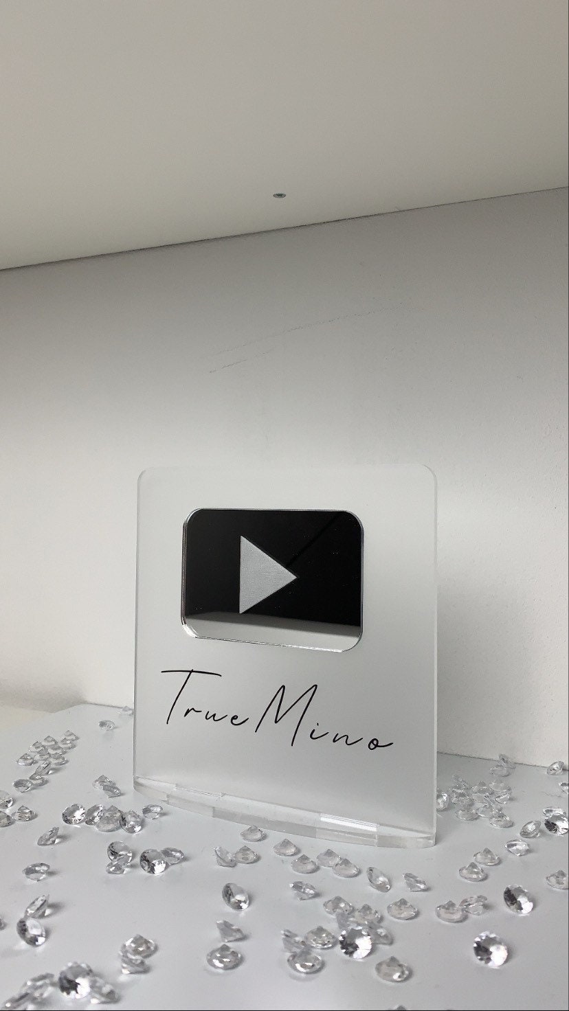 Youtube Plaque Etsy UK