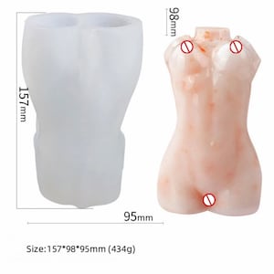 Large Silicone Mold Female Torso