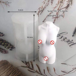 Silicone Mold Pregnant Female Torso