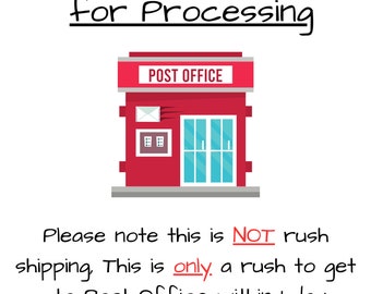 RUSH *Processing* only