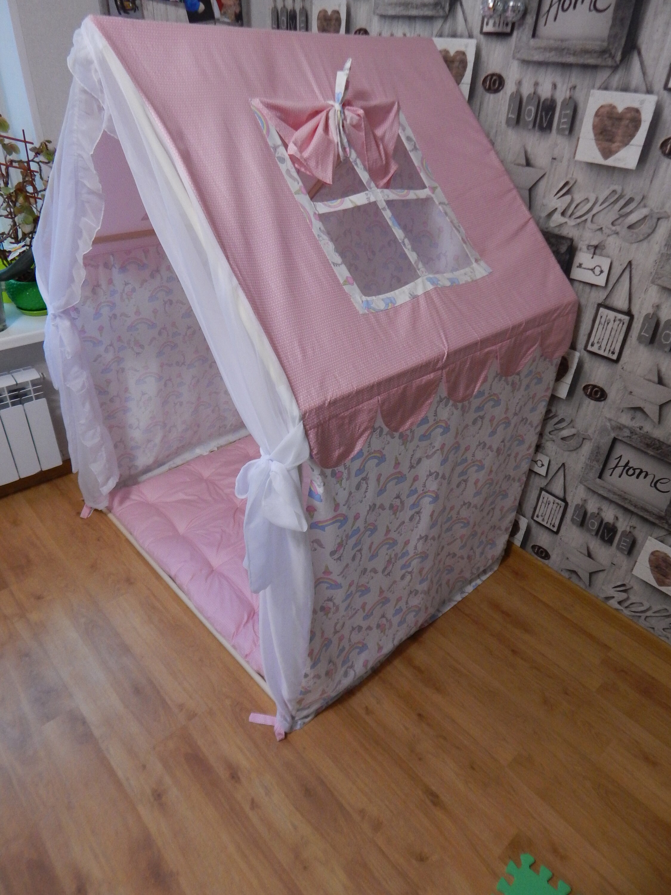 Fabric playhouse for children The Princess Dream Etsy