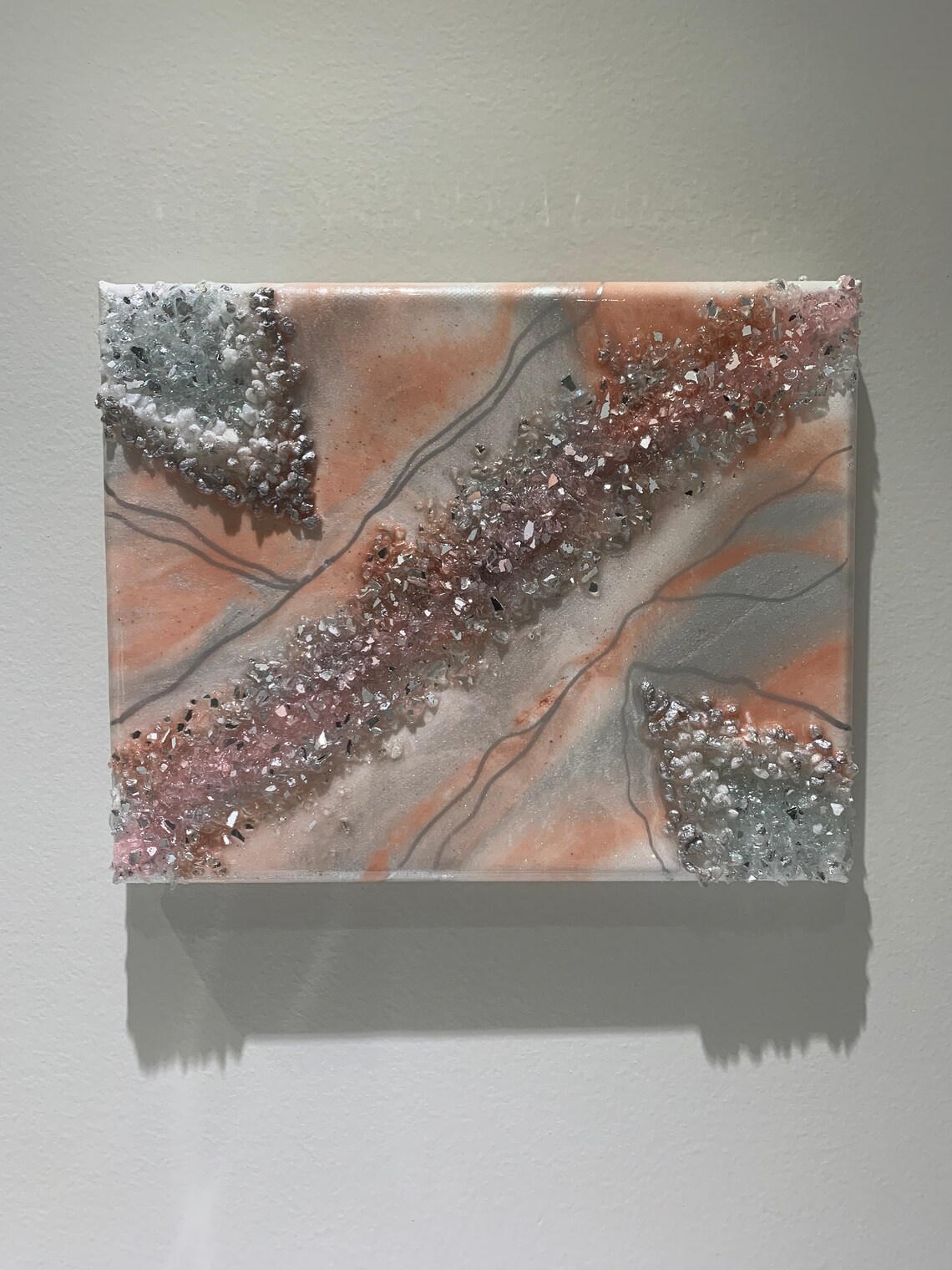 Resin Canvas Art Etsy