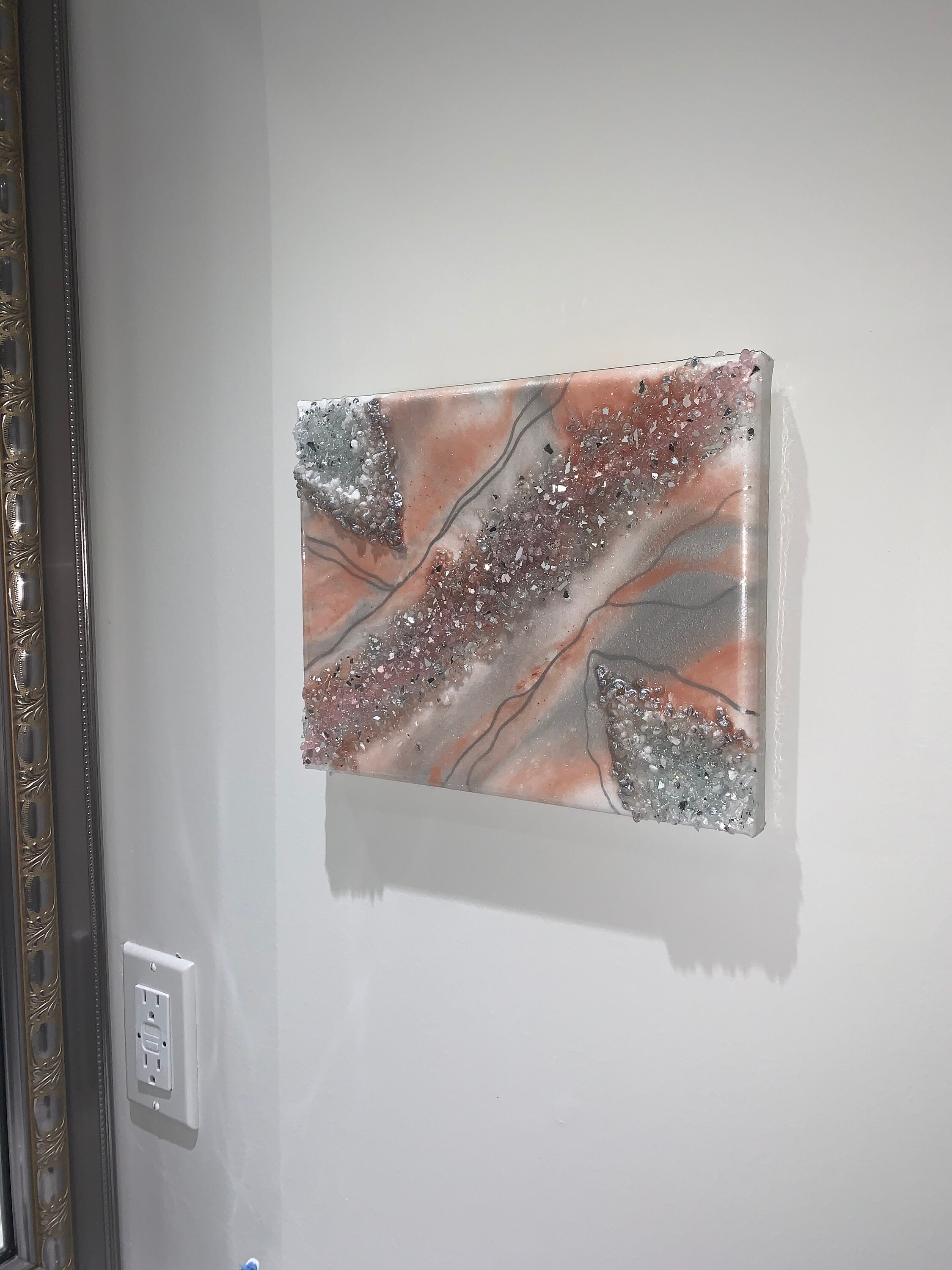 Resin Canvas Art Etsy