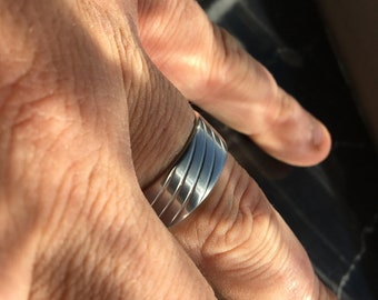 Men's Aluminium Ring - Size Large