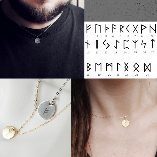Rune Necklace - Etsy