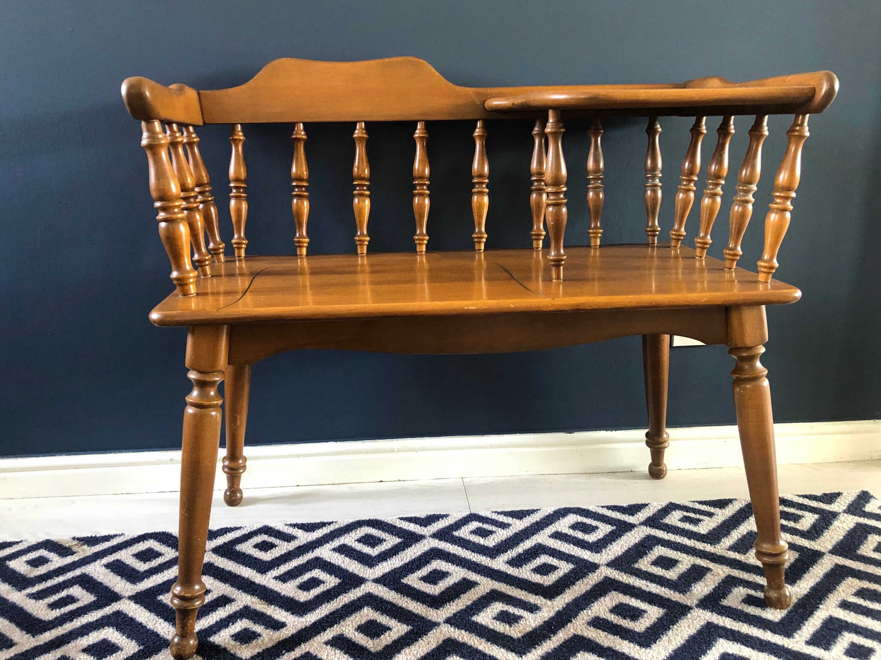 Ethan allen gossip on sale bench