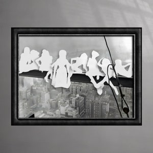 Personalised The Queens of Rupauls Drag Race atop a skyscraper - Print