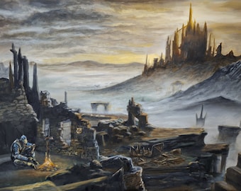 ダークソウル2 ビデオゲームポスター - Etsy 日本