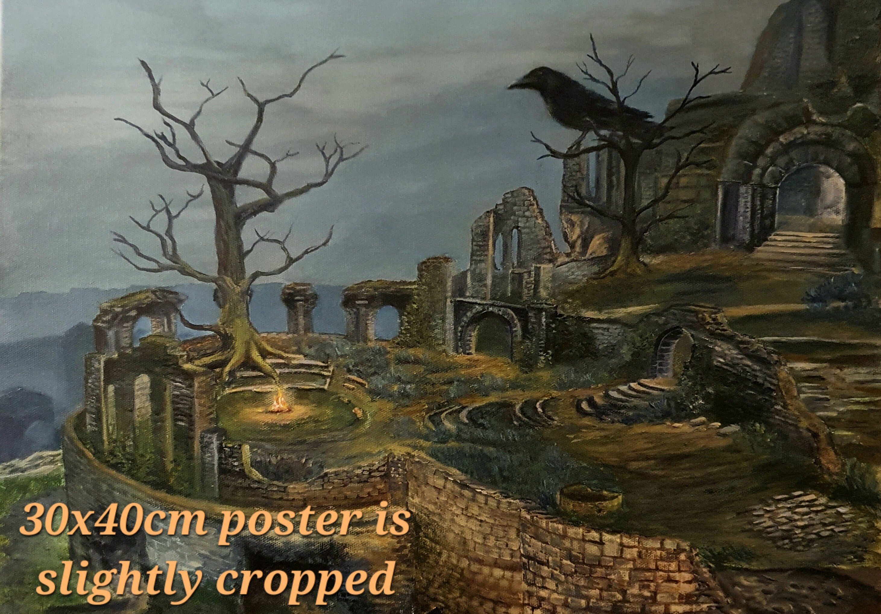 ダークソウル アート | ファイアリンク | ポスター/キャンバス