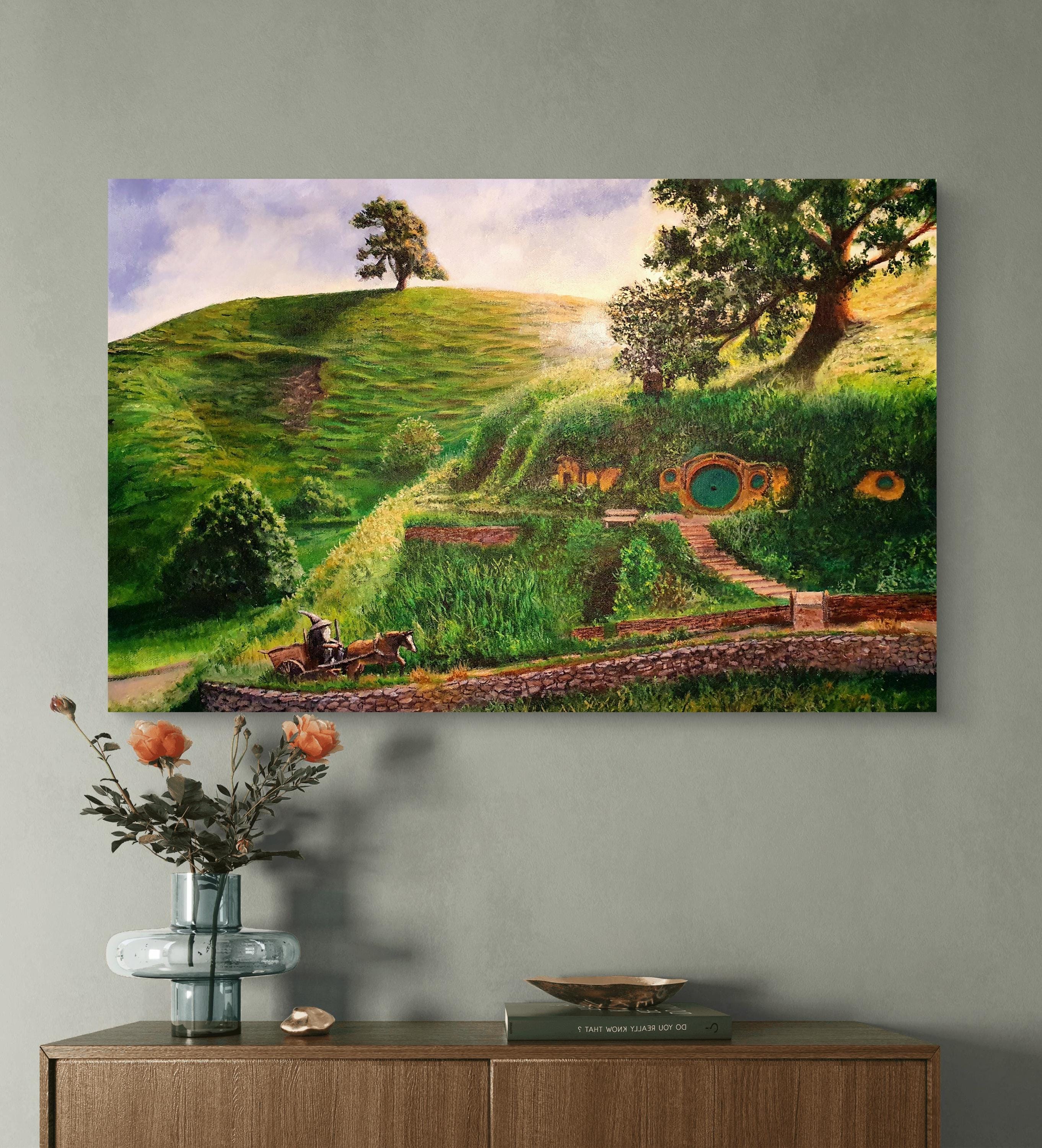 Lord of the Rings Art | the Shire | Poster Print - Etsy