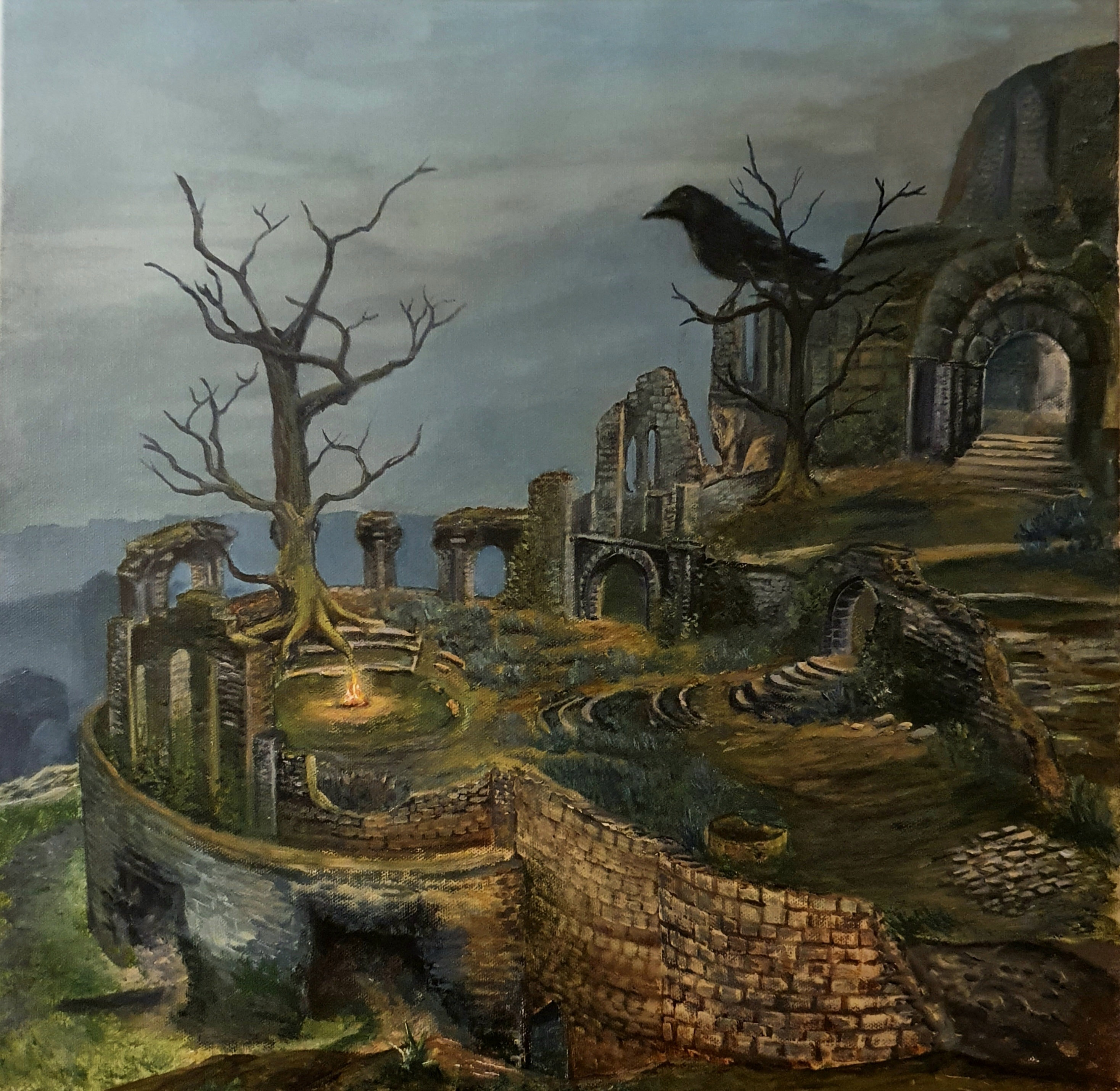 Dark Souls Art Firelink Signed Print Etsy