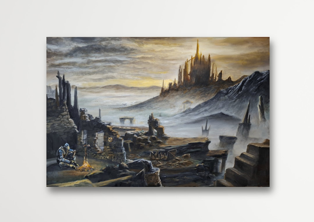 Fading Fire | Canvas Print - Etsy