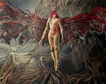 Elden Ring Art | Malenia | Signed print