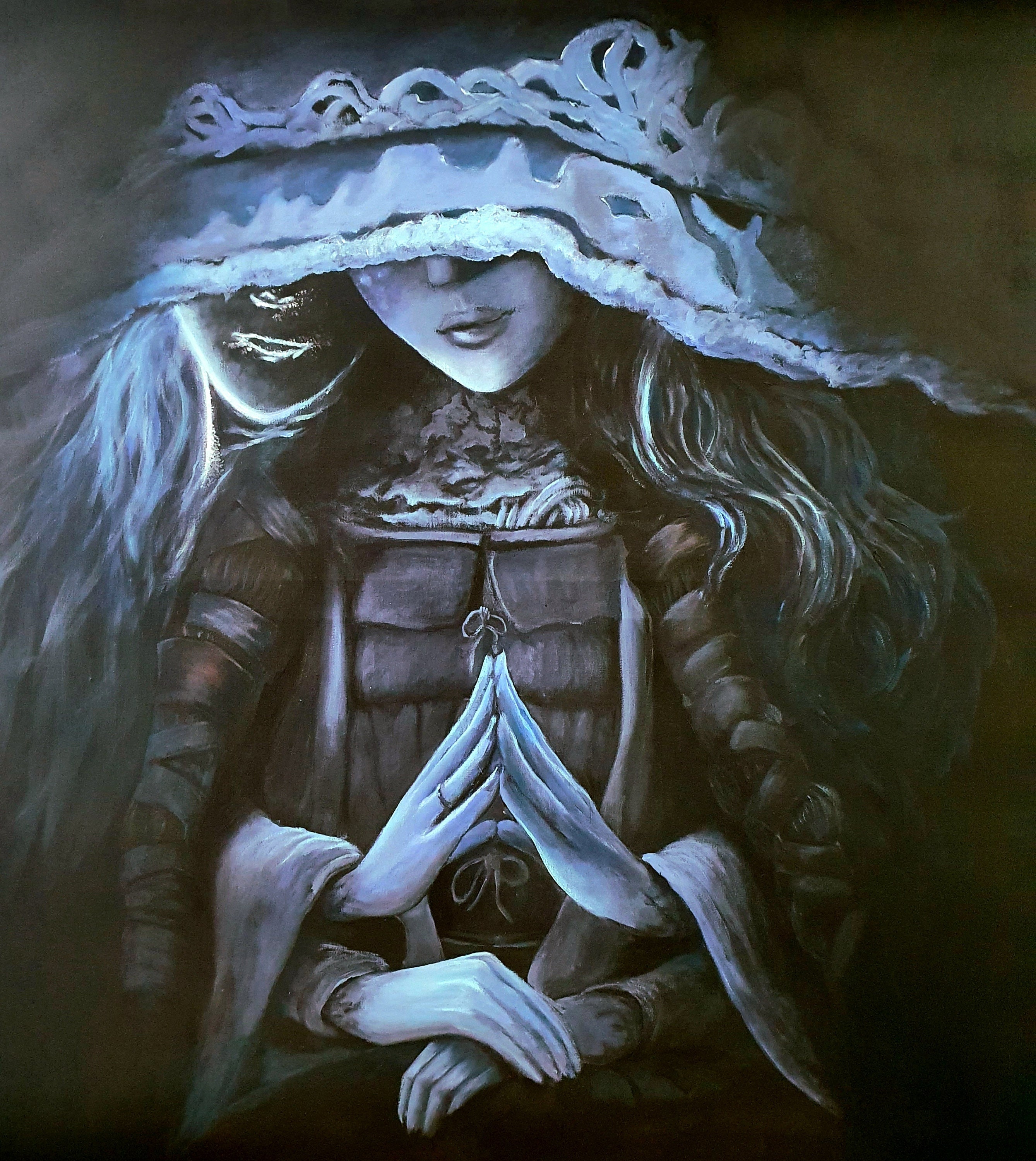 Lunar Princess Ranni - Elden Ring, an art canvas by Aldrich - INPRNT