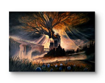Wydruk na płótnie | Shadow Erdtree