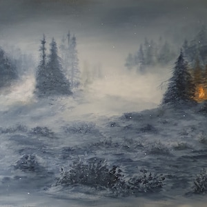 A painted world| Art print