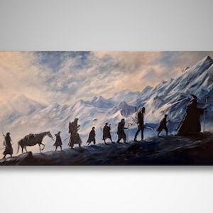 Impression sur toile | La marche | Taille 16 po./30 po. (40 x 75 cm)