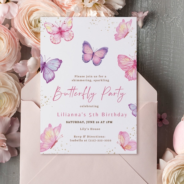Butterfly Birthday Party - Etsy