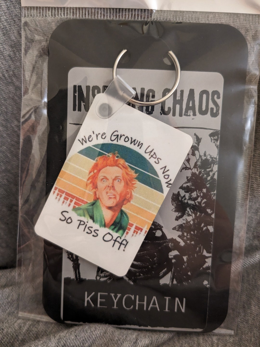 Keychain 5557 Funny Keychain Humorous Keychain Sarcastic Etsy