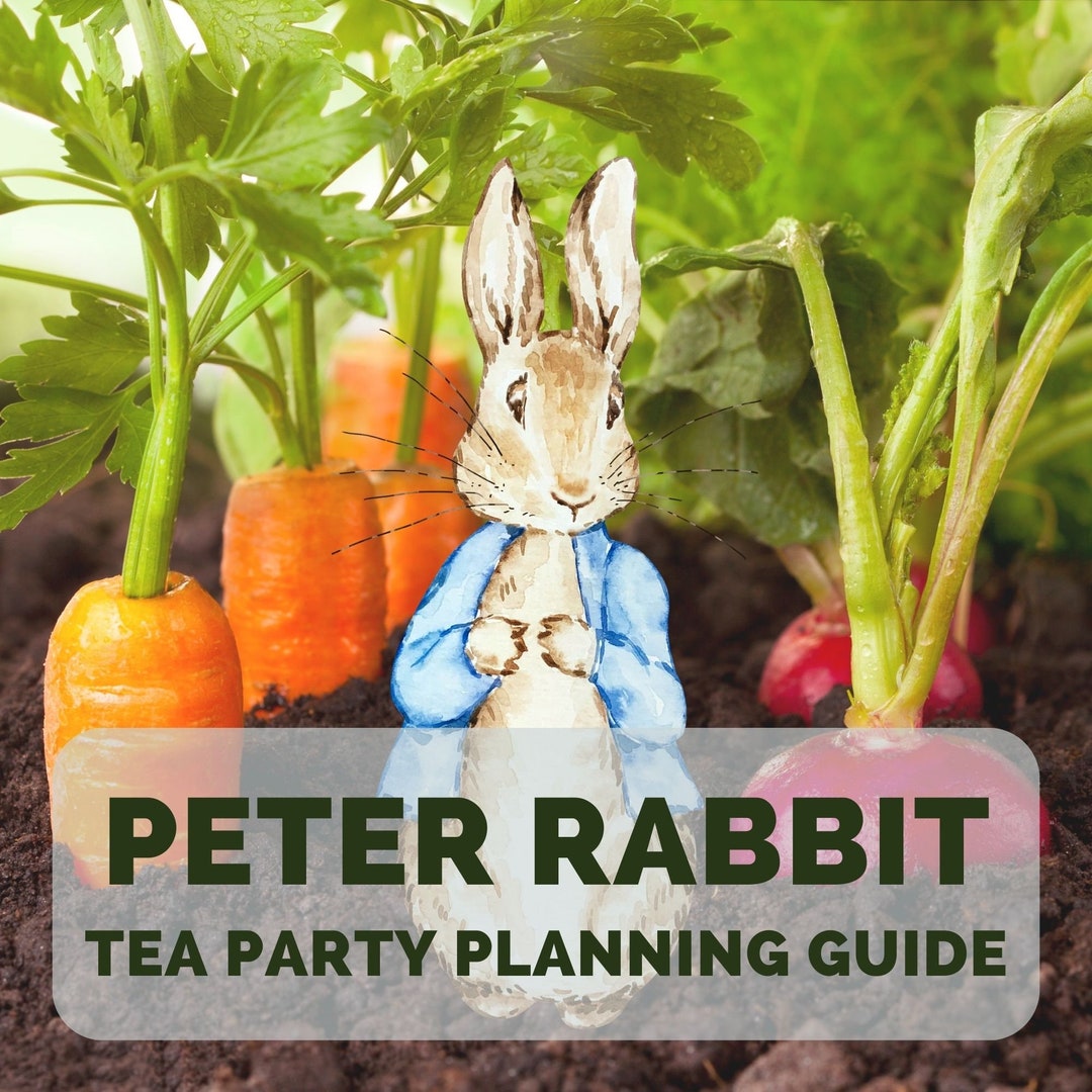Peter Rabbit Tea Party Planner Tea Party Planner Tea Party Etsy