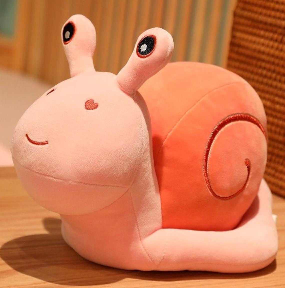 Cute Plush Snail Toy Stuffed Doll Pillow Gift for Kids 2045 Etsy