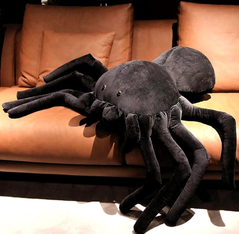 Plush Toy Big Spider Stuffed Animals Tricky Toy Big Size Etsy