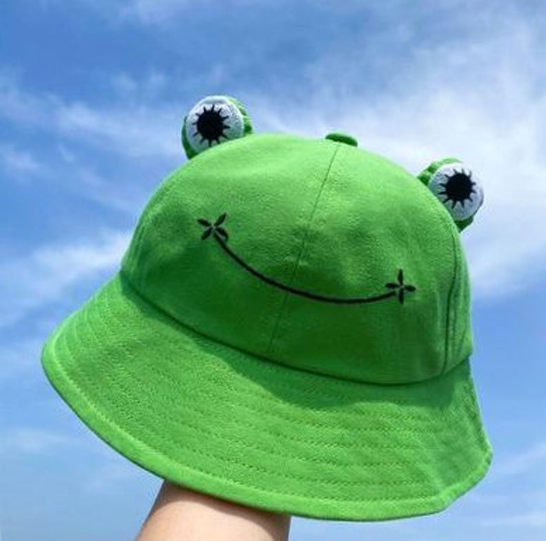 New Frog Bucket Hat Harry Styles Autumn Plain Panama Outdoor Etsy