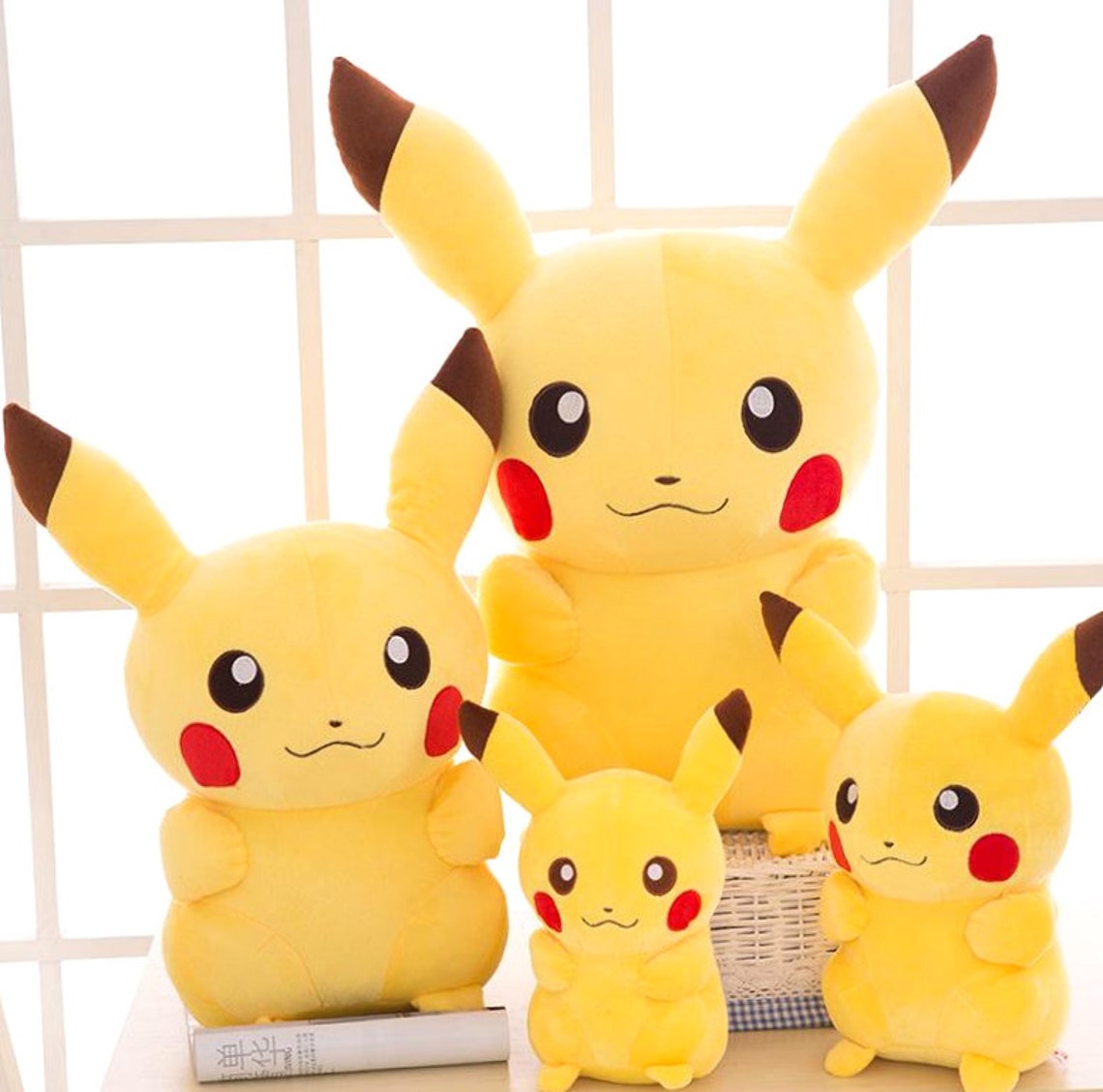 Cute Plush Toy Big Pokemon Pikachu 20-65cm Plush Doll Pikachu | Etsy