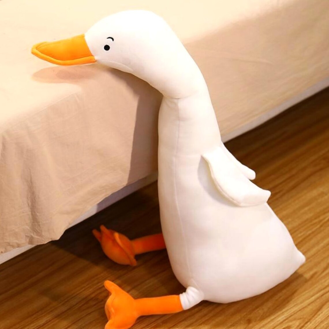 New Kawaii Plush Goose Toys Big Animal Toy Pillow Stuffed Toys Etsy